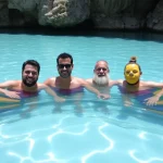 Alfonso, Iván, Burrezo, Palomo y Caracol en Nerja