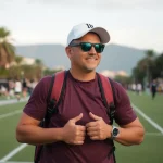 Deportista destacado en la avenida Pasionaria