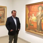 Domínguez Sánchez presenta su exposición en el Hospital Comarcal