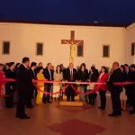 Inauguración de la Plaza del Calvario en Benamocarra