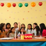 Niños celebran el fin de curso con música y alegría