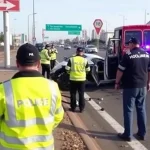 Rescatan a herido en accidente de tráfico en Torre del Mar