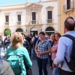 Visitas guiadas por el centro en marcha para turistas