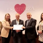 Asociación Esperanza dona 8500 euros para investigar cáncer de mama