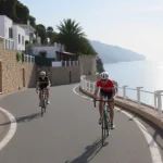 Balcón de Europa en Nerja, inicio de la tercera etapa Vuelta Andalucía Élite Women