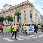 Carrera marcha contra la trata de personas en Rincón de la Victoria