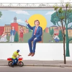 Concluyen las reparaciones del mural de Antonio Hidalgo en Vélez-Málaga