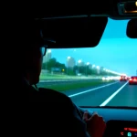 Conductor en dirección contraria bloquea autovía de Málaga