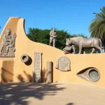 Escultura en Moclinejo rinde homenaje a los migrantes
