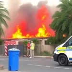 Incendio en hotel de Benalmádena deja dos afectados