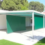 José Pino propone toldos para colegios en Vélez-Málaga