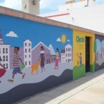 Murales en centros escolares de Vélez-Málaga por Servicios Sociales