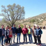 Primer grupo de visitantes llega a la ruta Corazón Moscatel en Andalucía