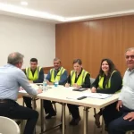 Reunión de sindicatos para abordar temas laborales